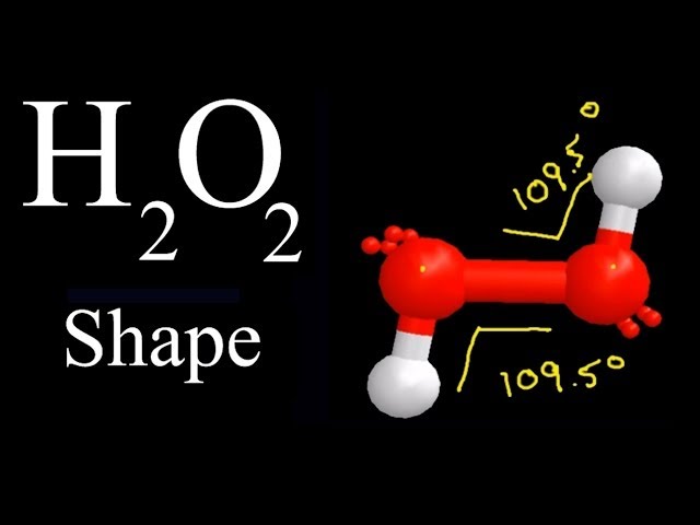 molecular shape of h2o2