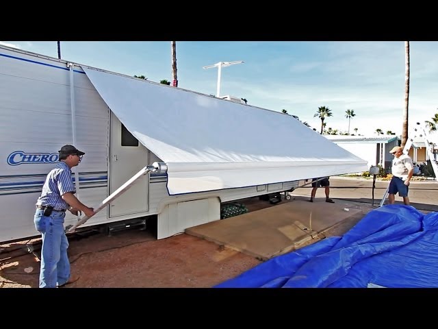 rv awning replacement