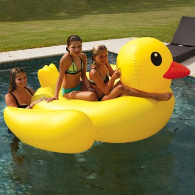 inflatable duck pool float