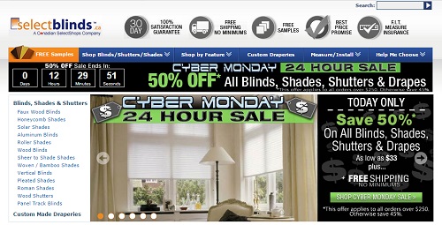 select blinds canada