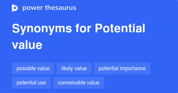 synonym of potential