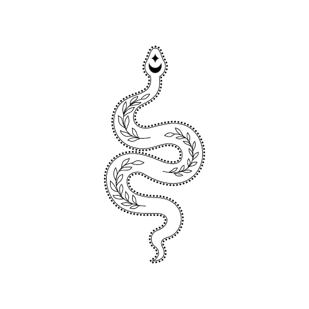 snake doodle