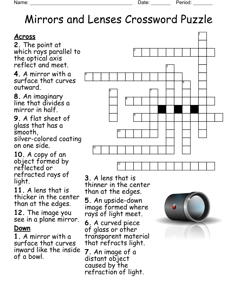 mirror crossword