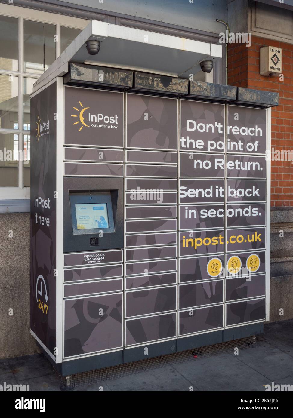 inpost parcel locker edinburgh photos