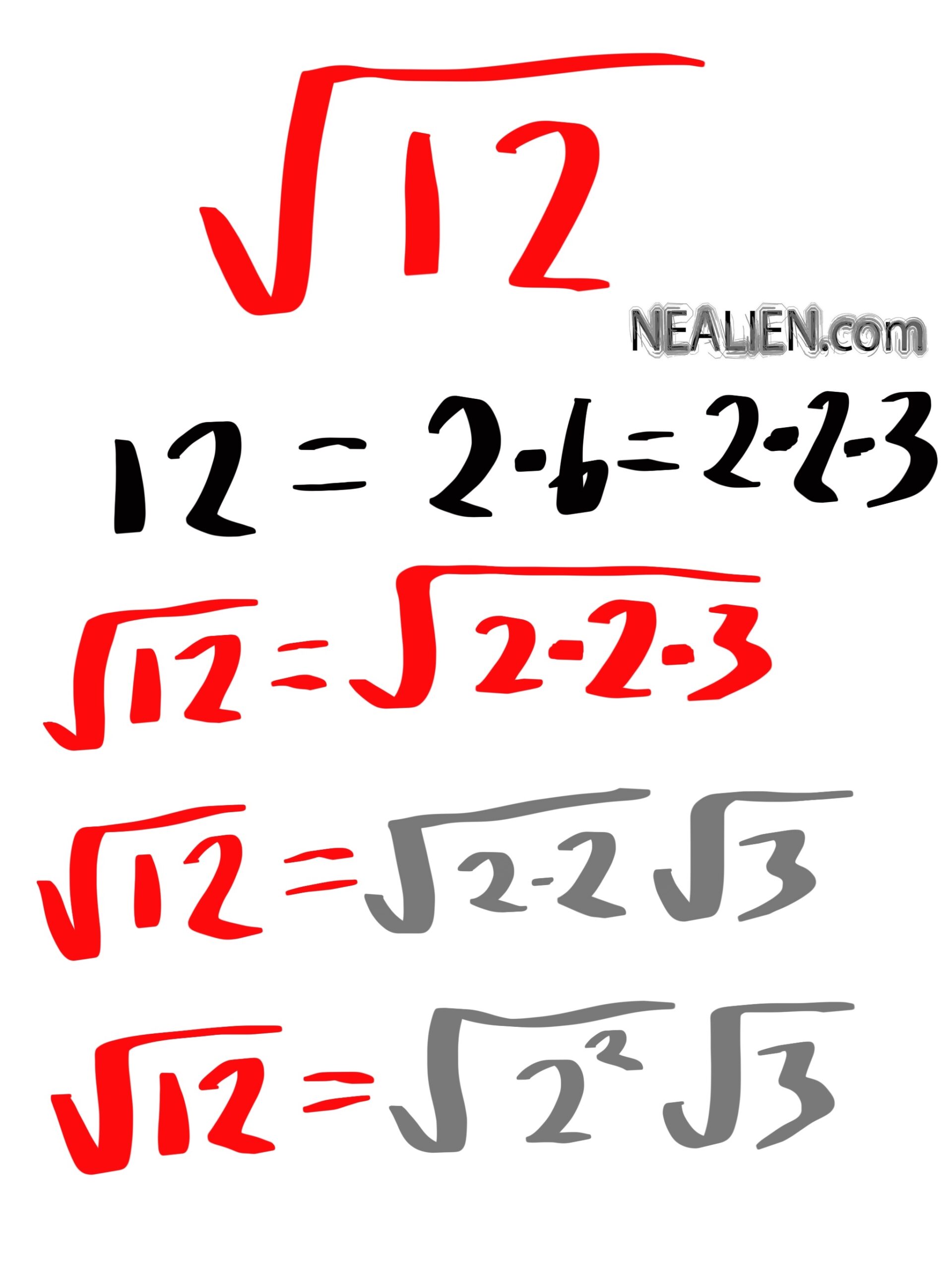 square root of 12