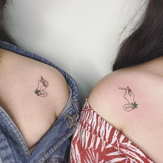 tatuajes de mejores amigas