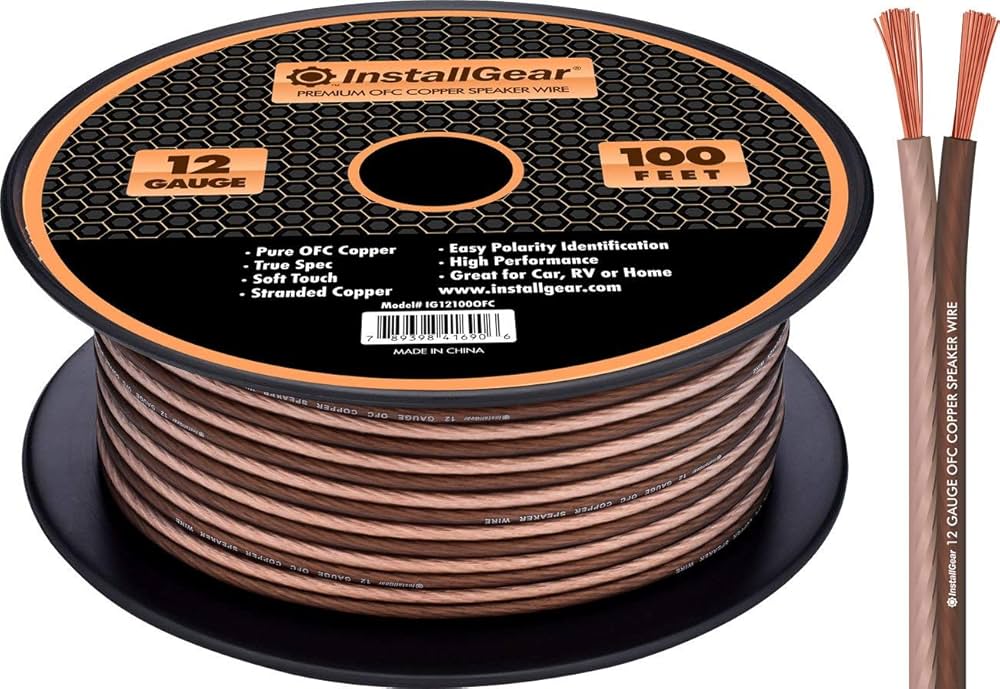 12 gauge oxygen free speaker wire