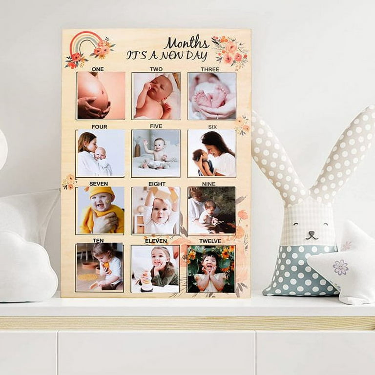 12 month photo frame