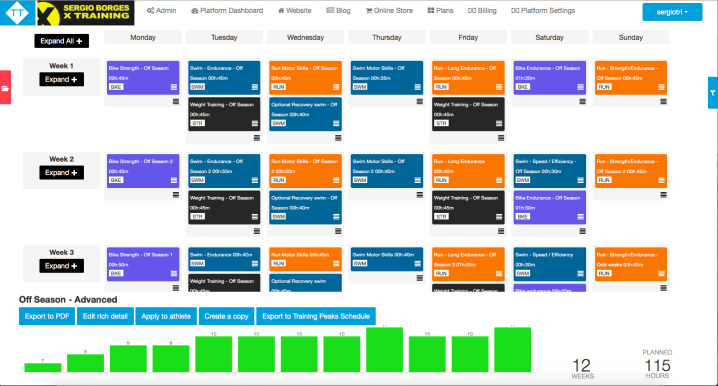 12 week 70.3 training plan