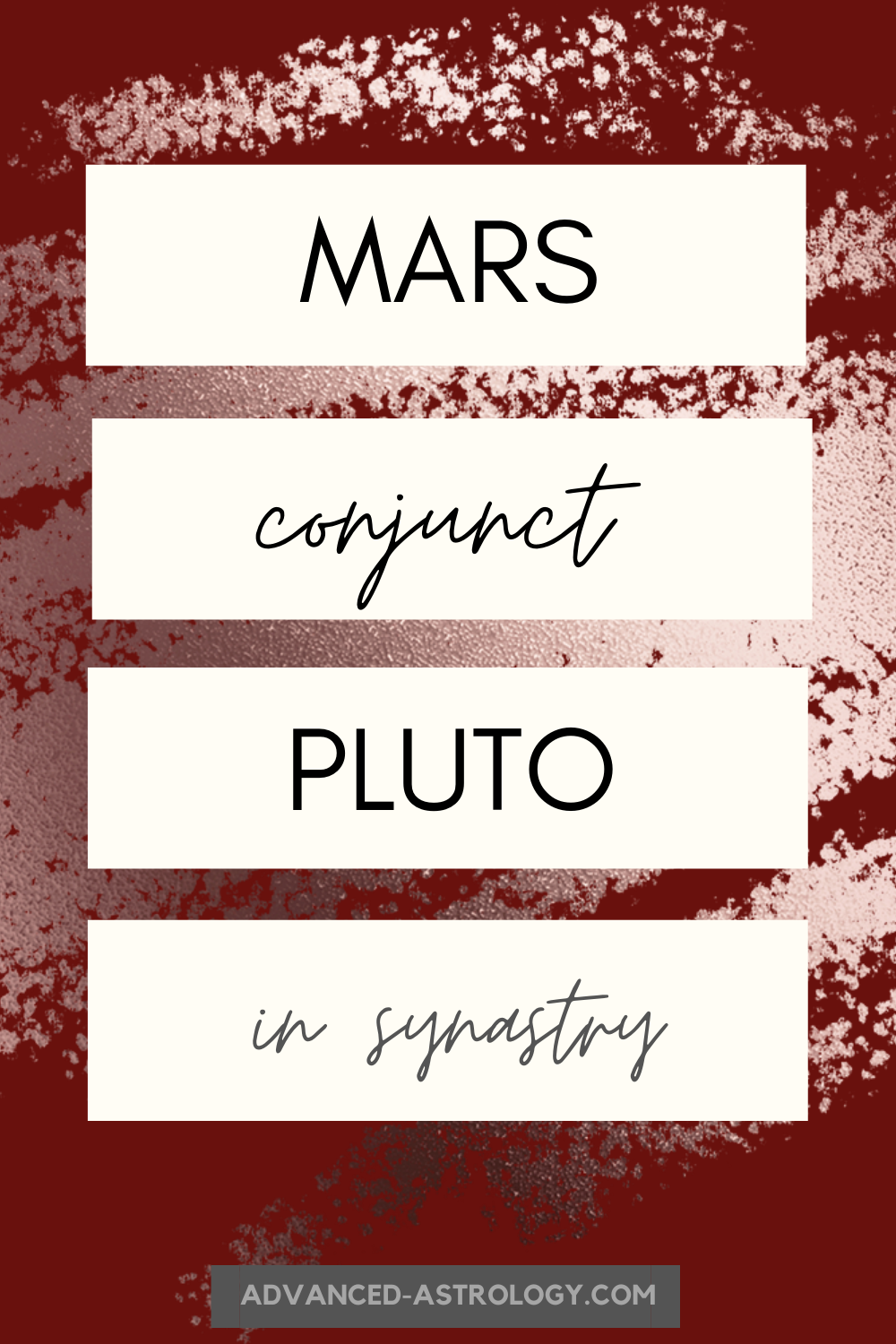 synastry mars conjunct pluto