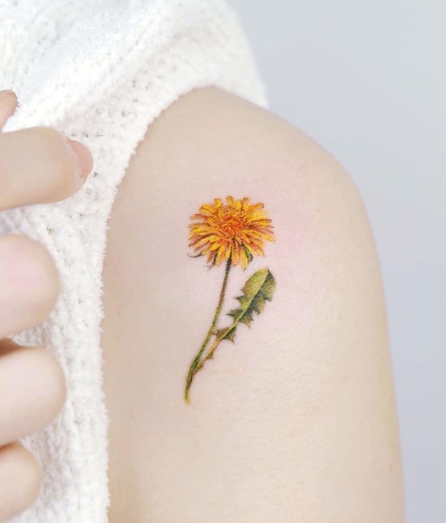 meaning of a dandelion tattoo
