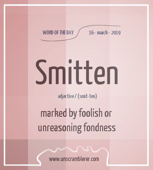 synonym for smitten