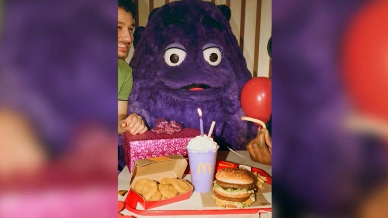 does mcdonalds sell the grimace shake in australia