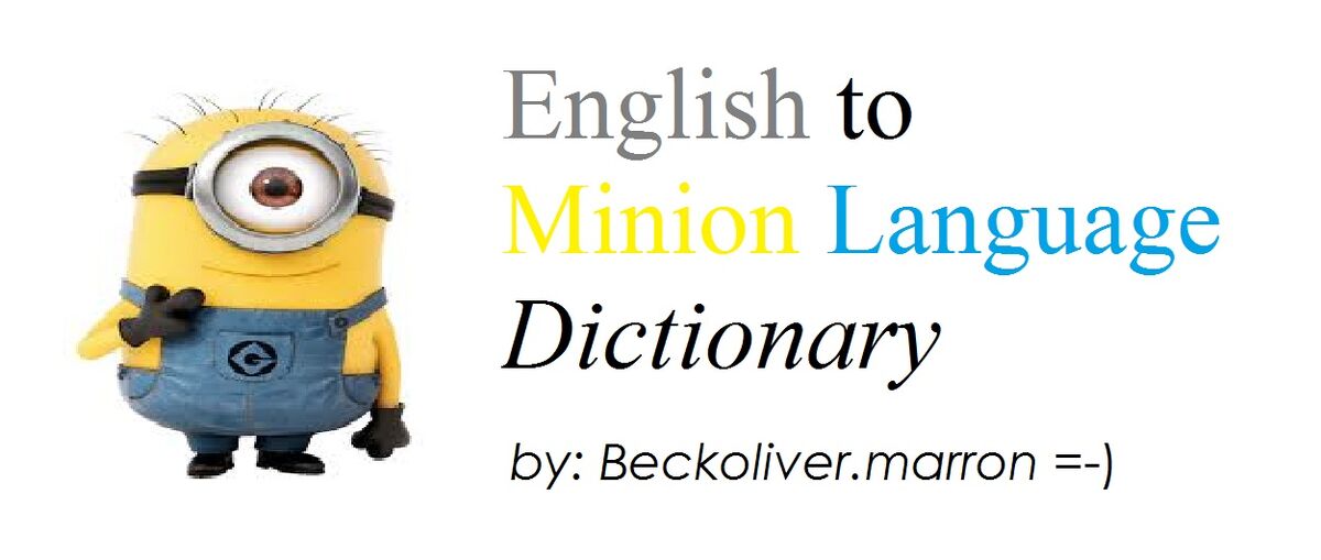 minionese translator