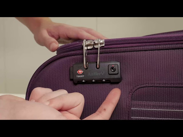 antler luggage lock reset