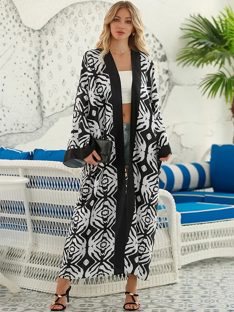 long kimono cardigan