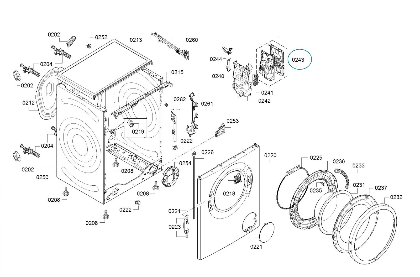 bosch washing machine parts