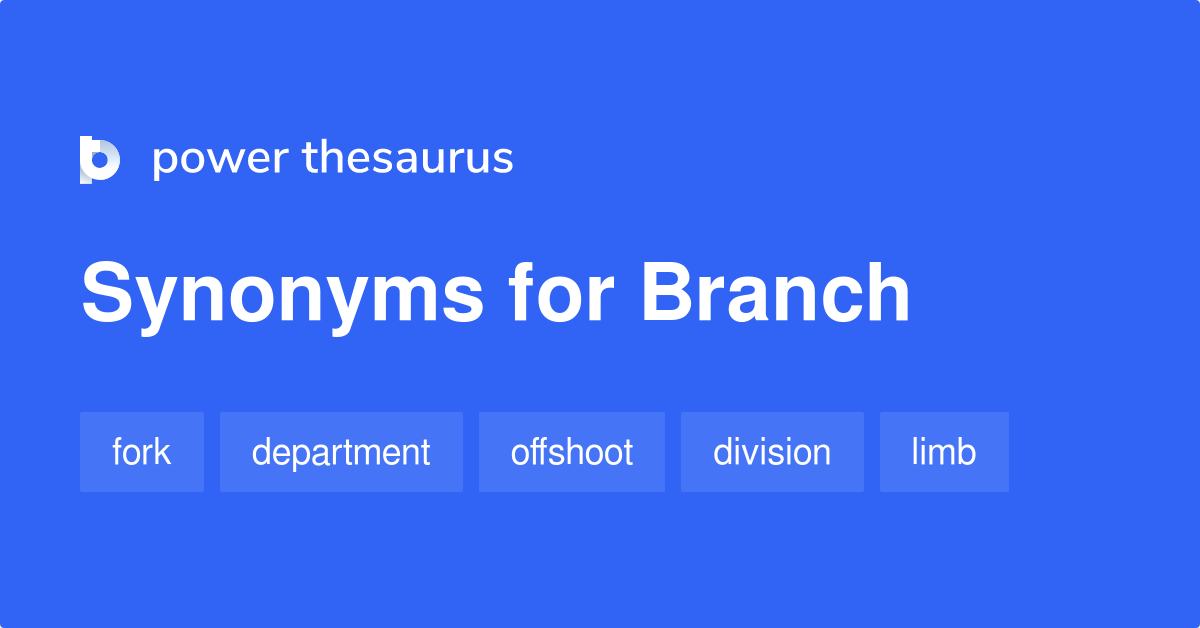 branch thesaurus