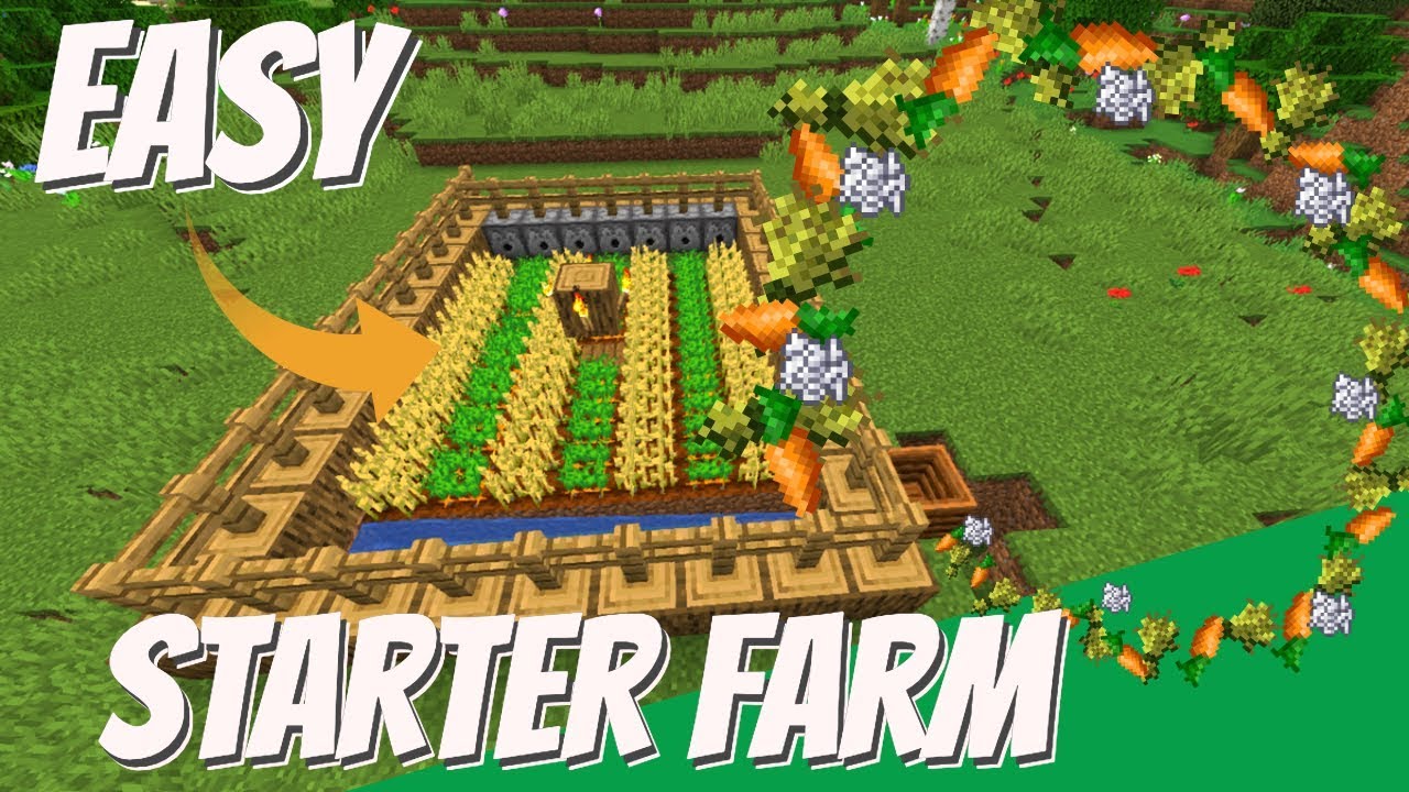 how to make a farm in minecraft