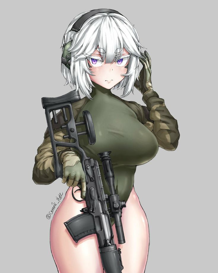 sexy anime soldier