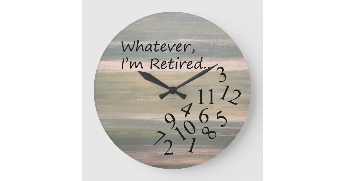 clock retirement gift