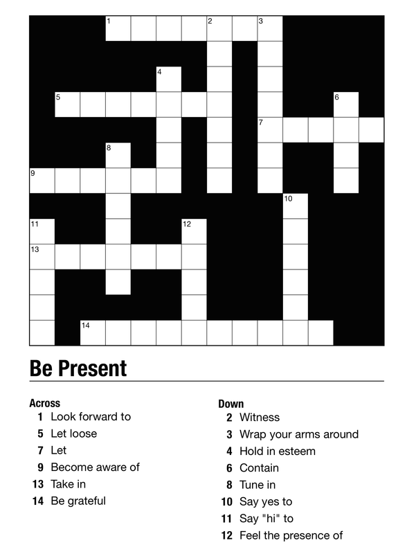 let loose crossword