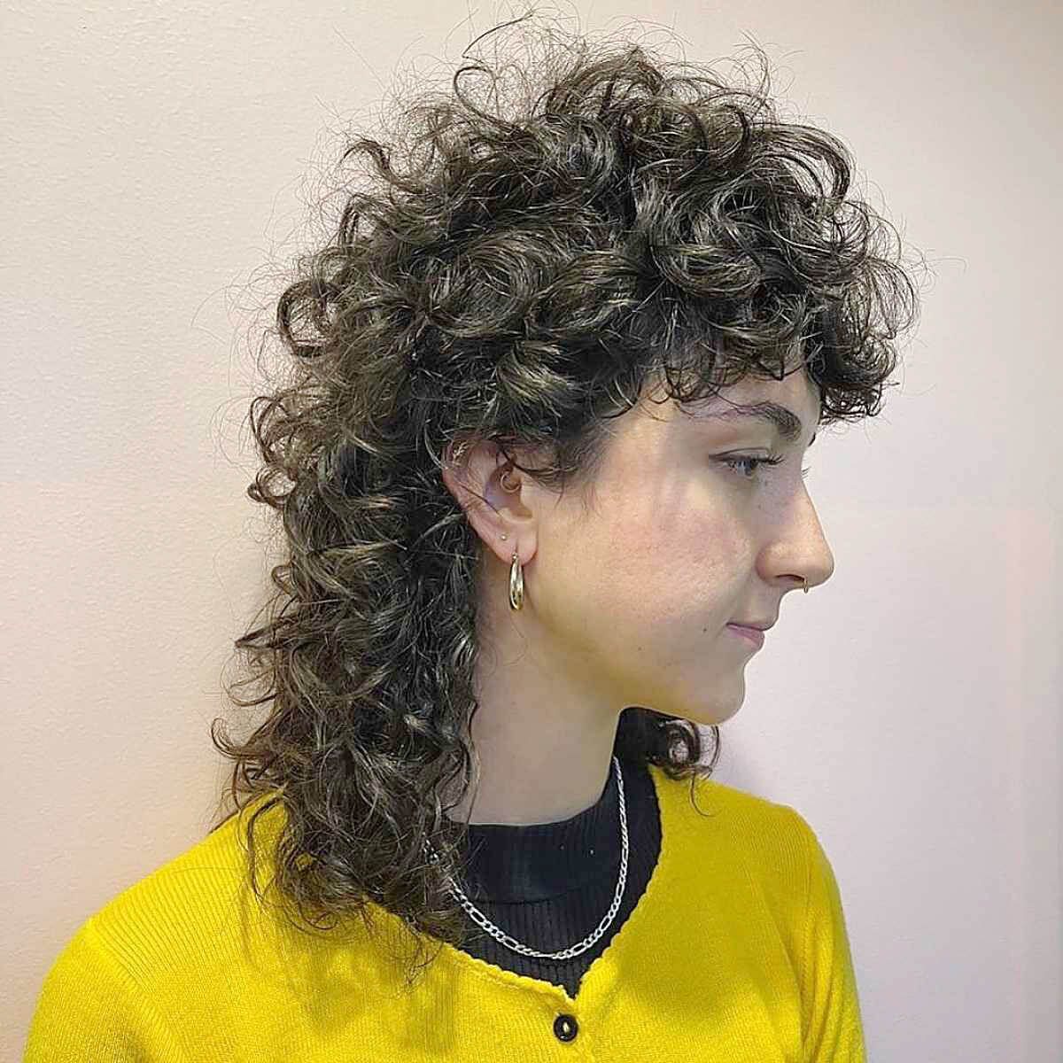curly mullet