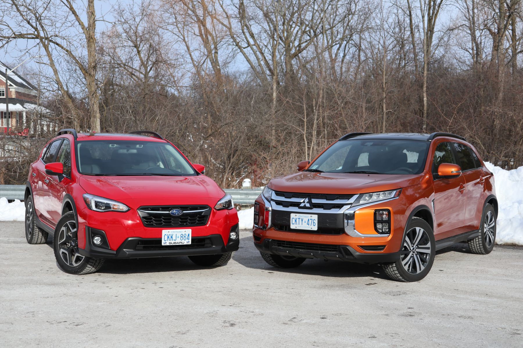 mitsubishi eclipse cross vs subaru xv