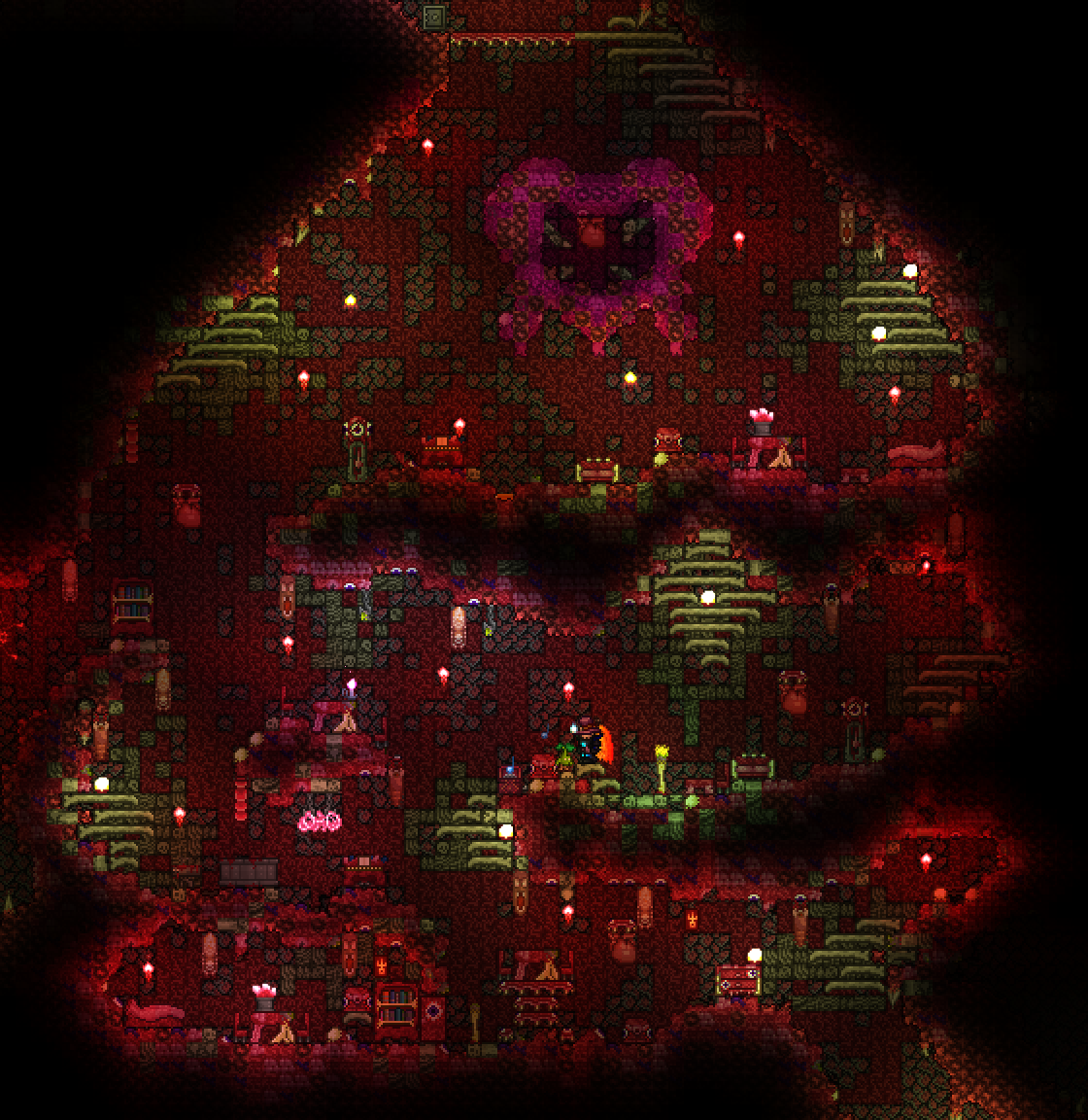 terraria crimson hearts