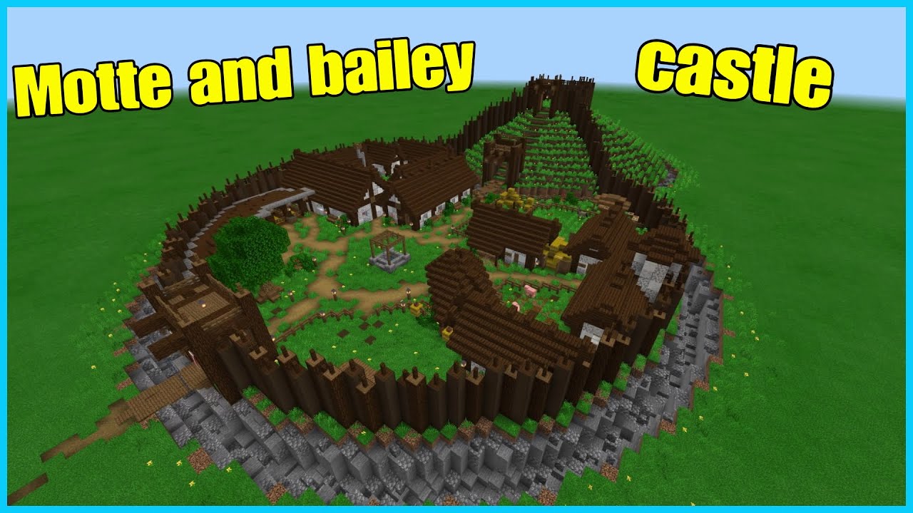 motte and bailey castle minecraft