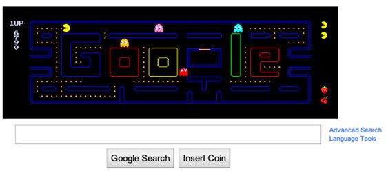 google pac man doodle game