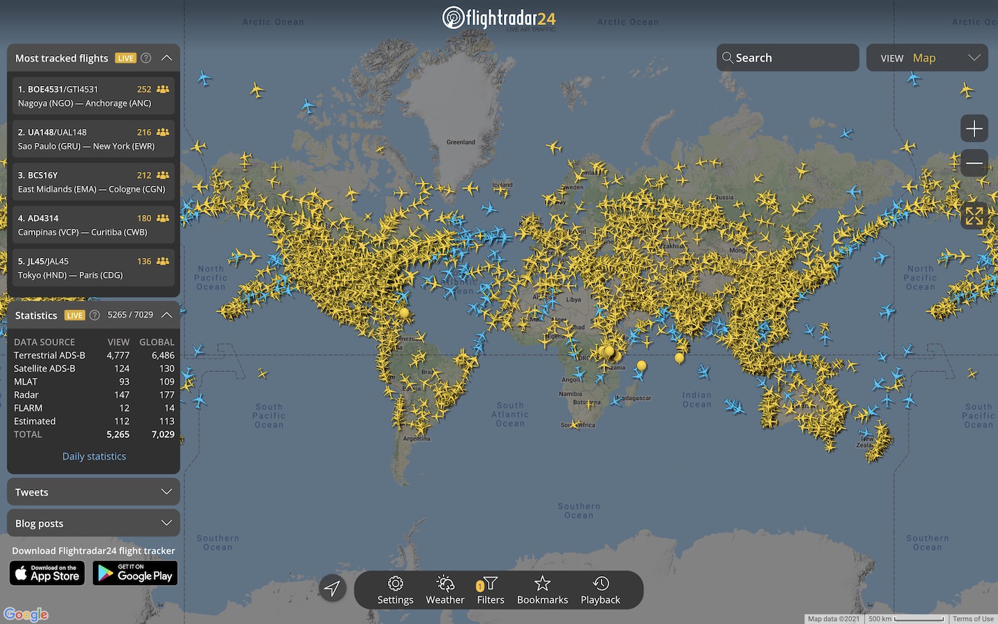 radaronline flight