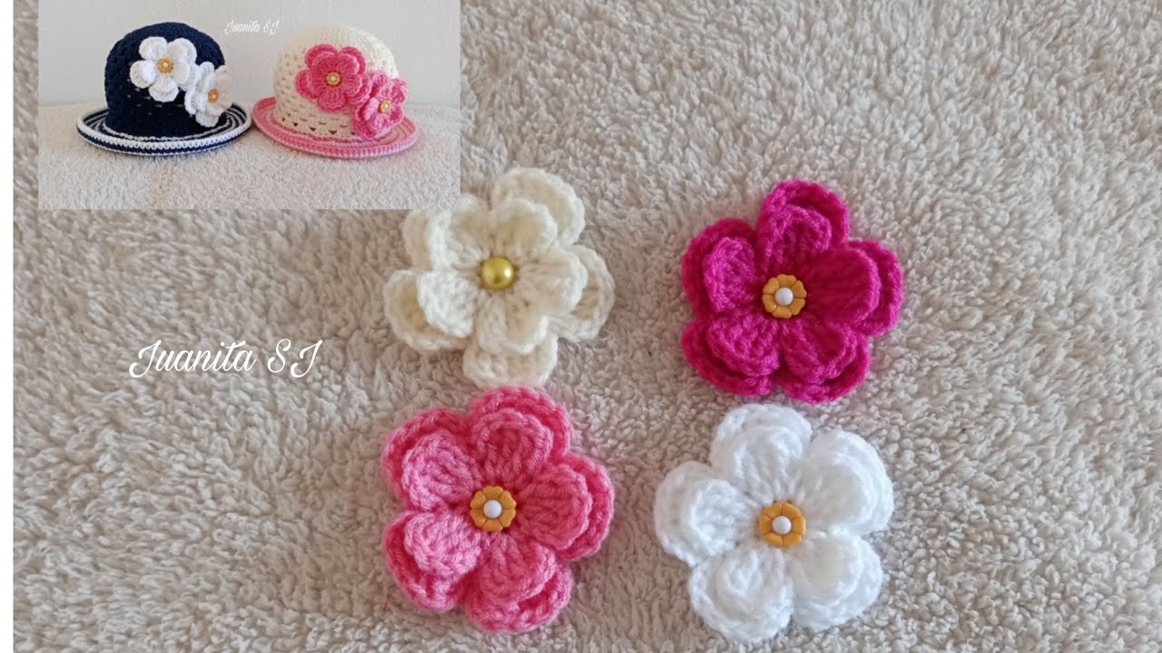 flores a crochet