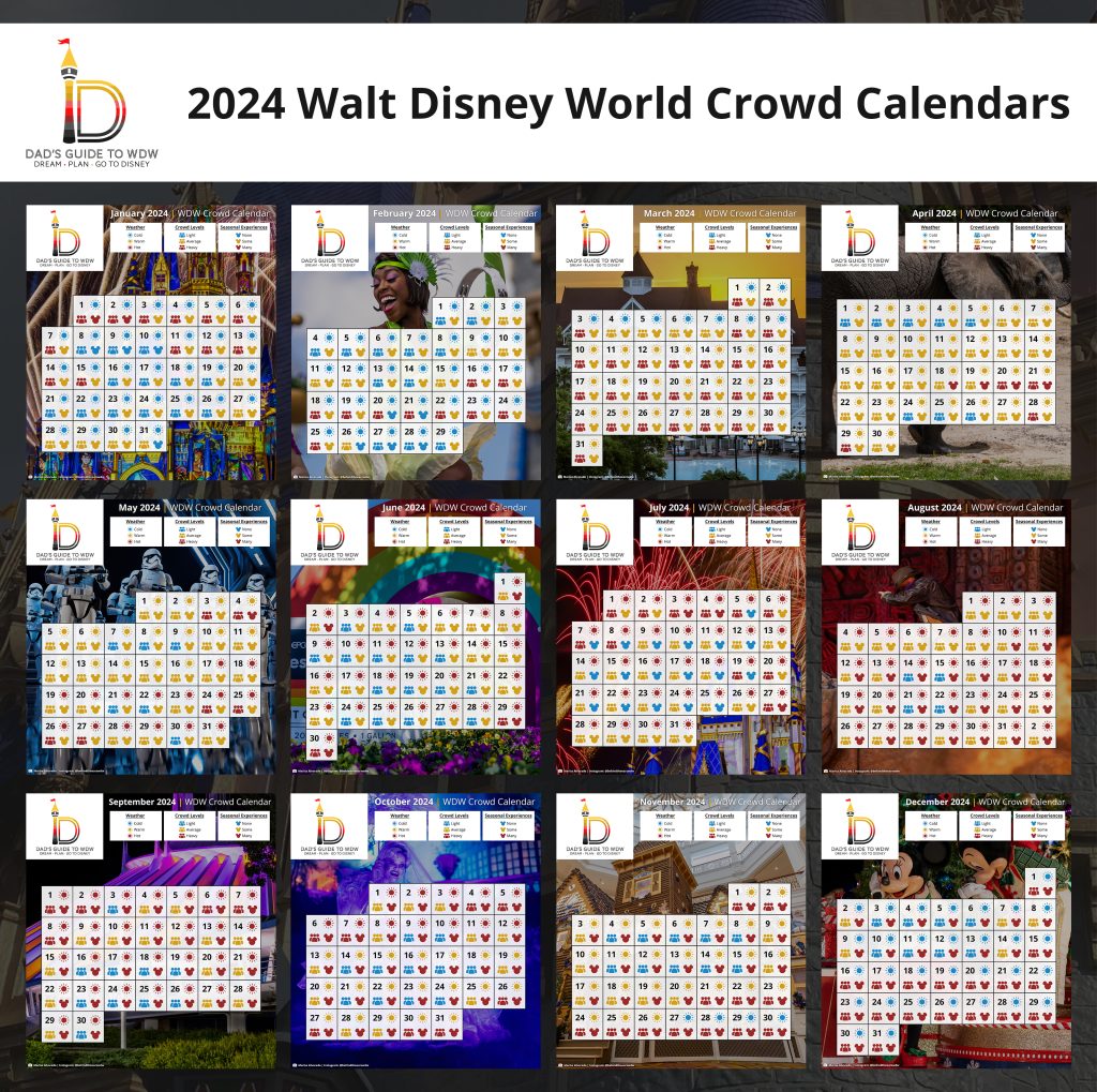 disney 2024 crowd calendar