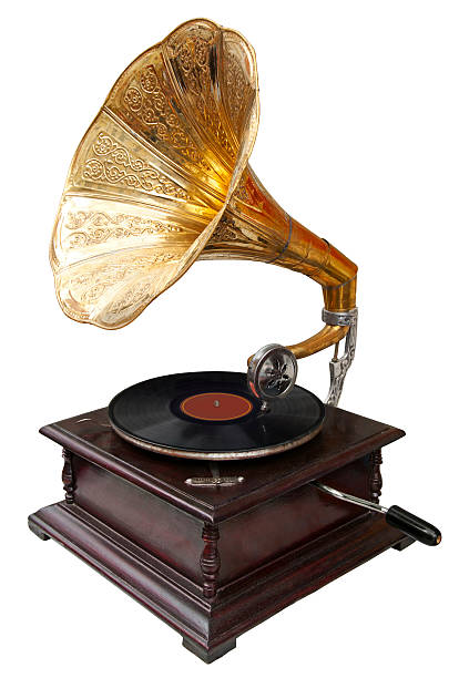 antique vinyl player