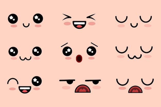 kawaii faces
