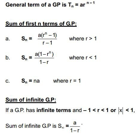 nth term of a gp