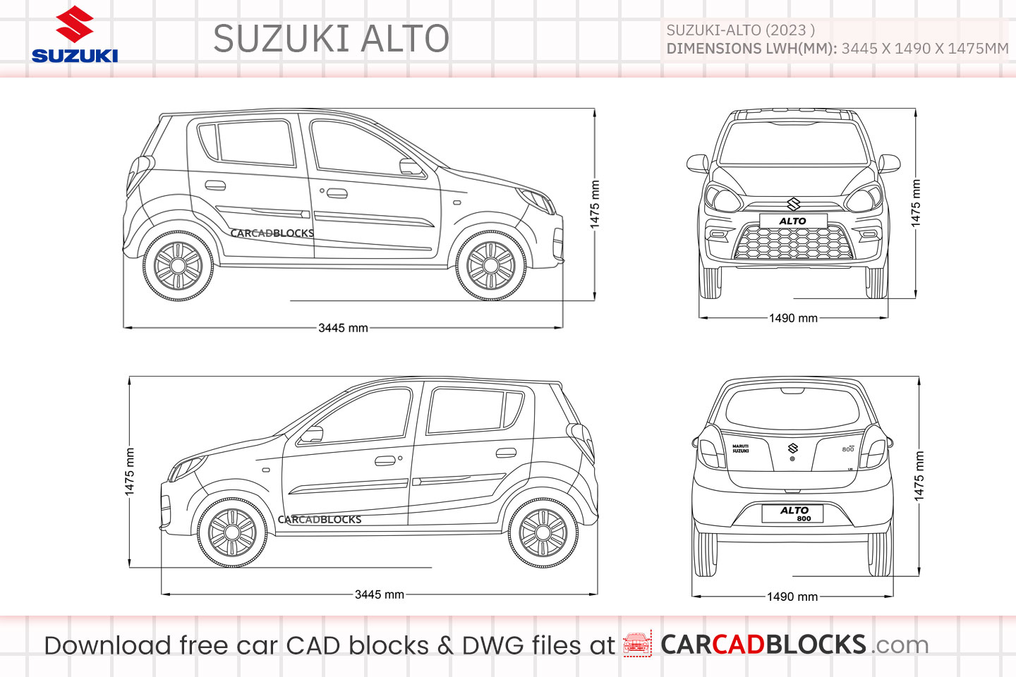 alto k10 size in feet