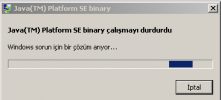 java tm platform se binary hatası