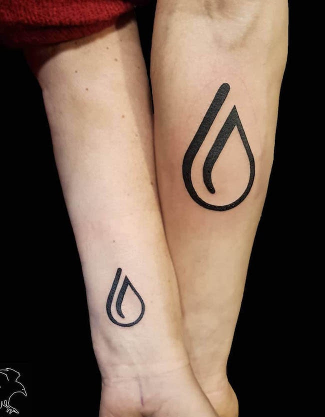 mother and son symbol tattoo