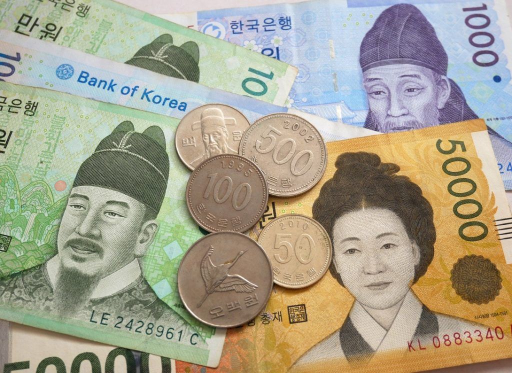 dollars to korean won