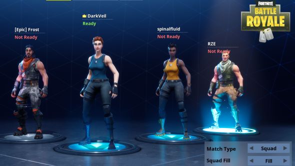 squads in fortnite