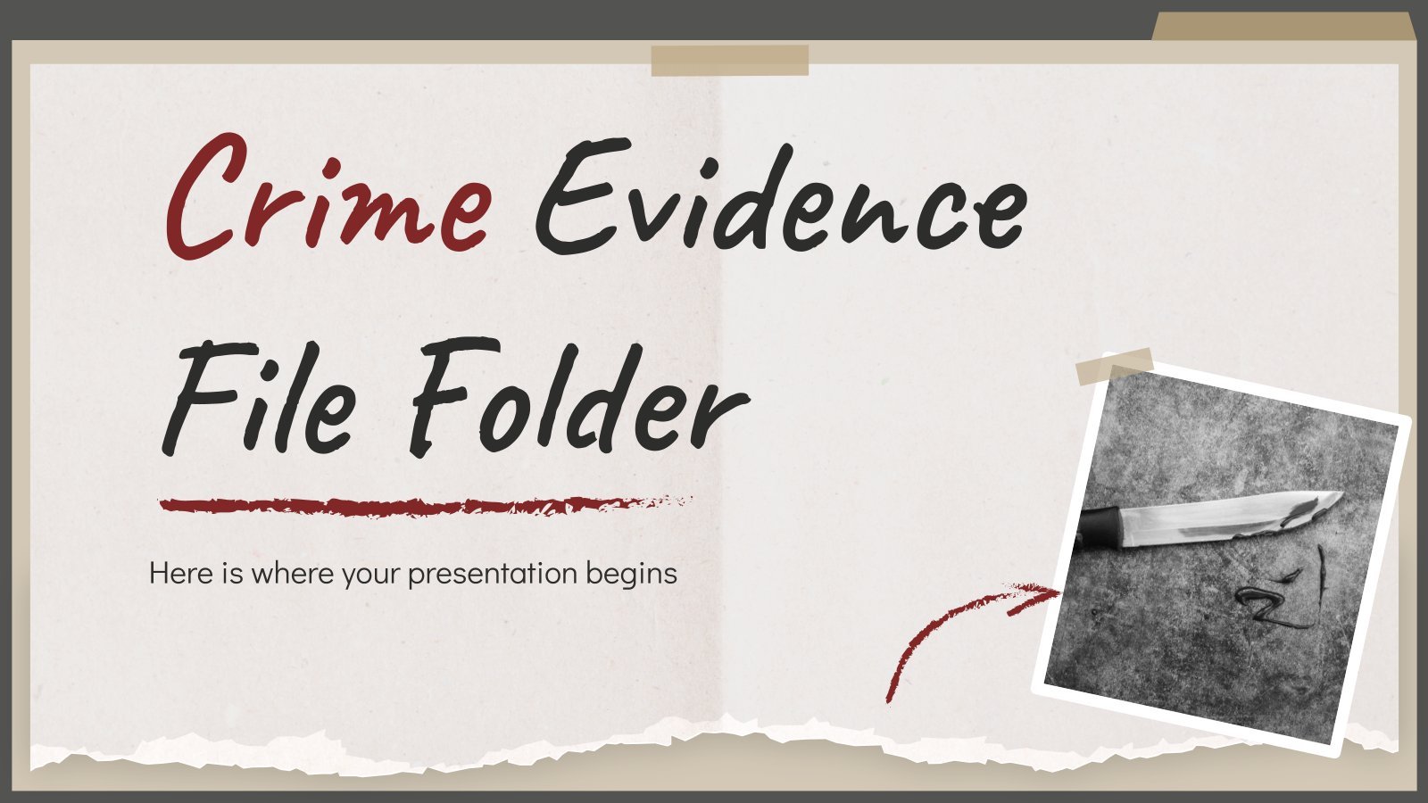 detective google slides theme