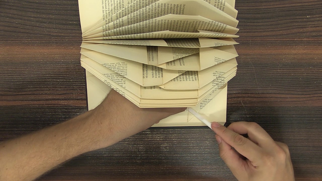 folding book pages art