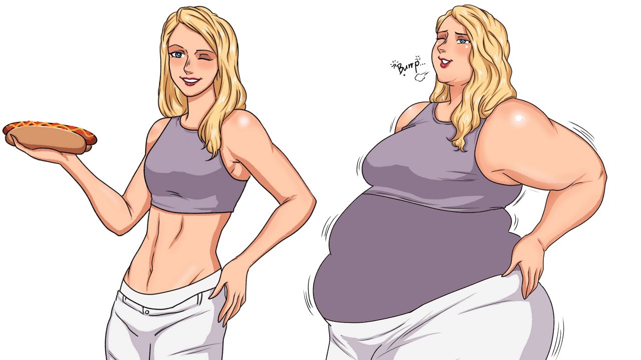 weight gain comic female
