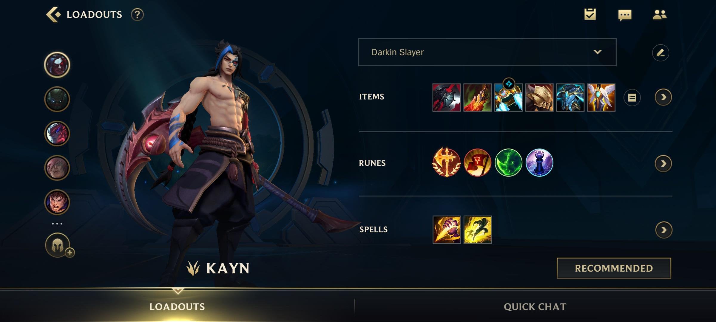 kayn jungle build