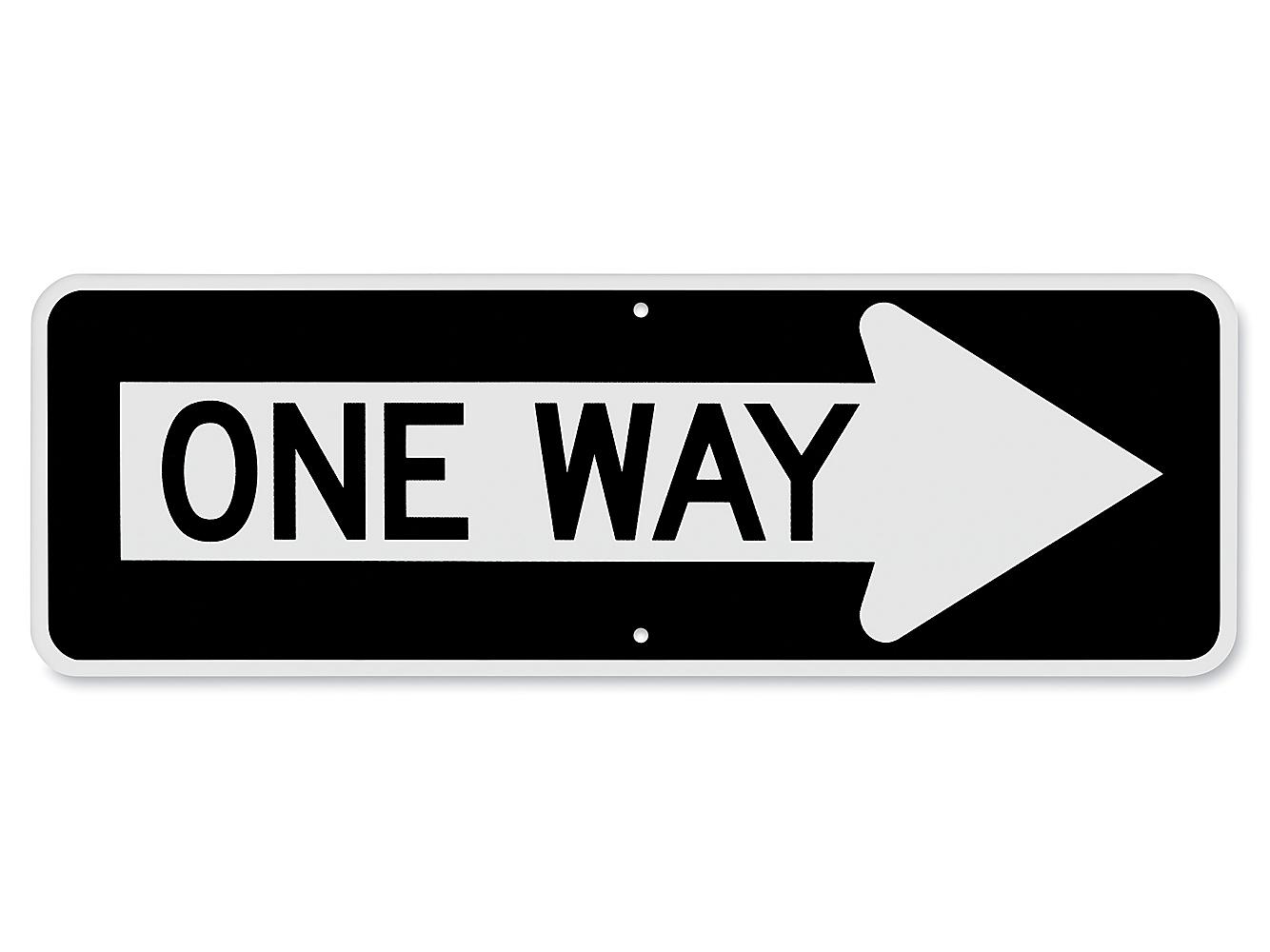 que significa la señal one way