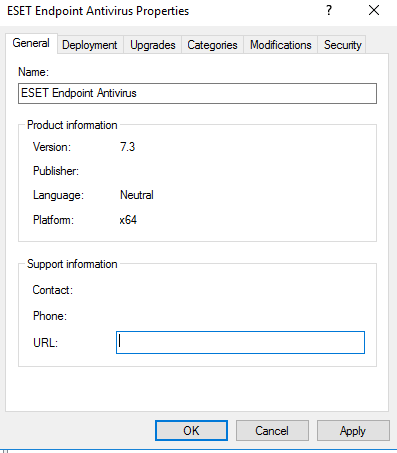 how to change eset language