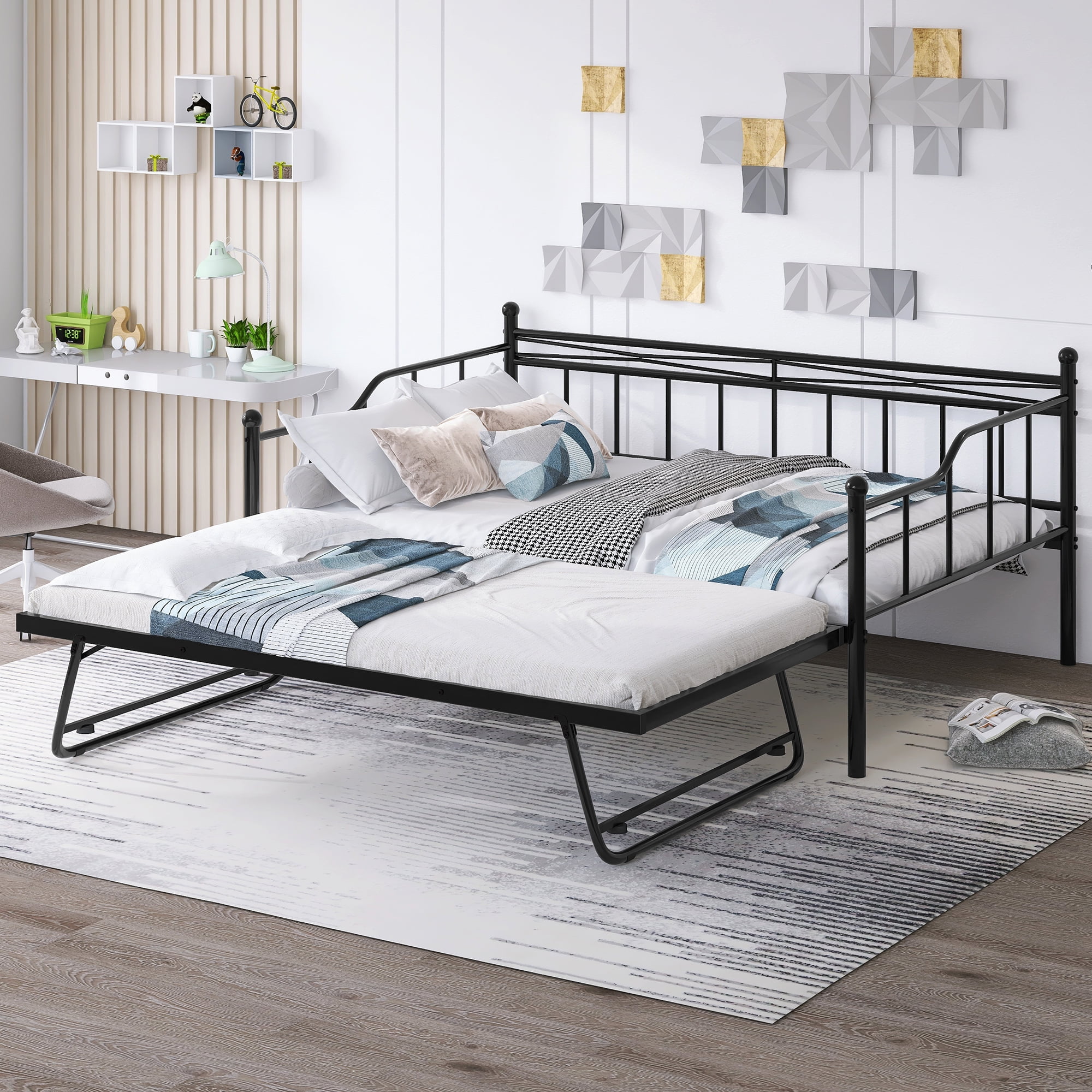 metal daybed with trundle