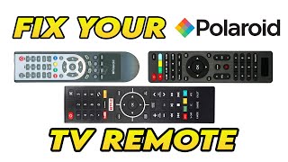 polaroid tv remote not working